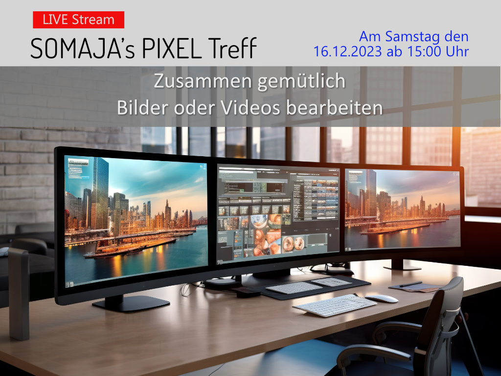 Einladung zum SOMAJA'S PIXEL Treff 